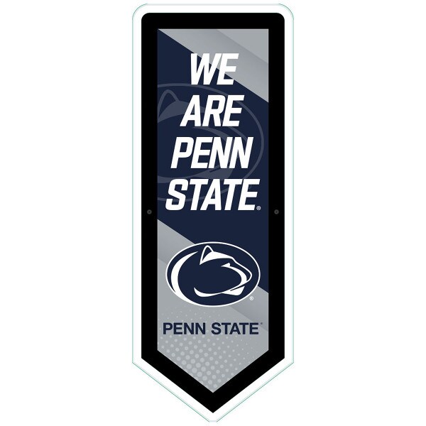 LED pennant sign We Are Penn State with Athletic Logo